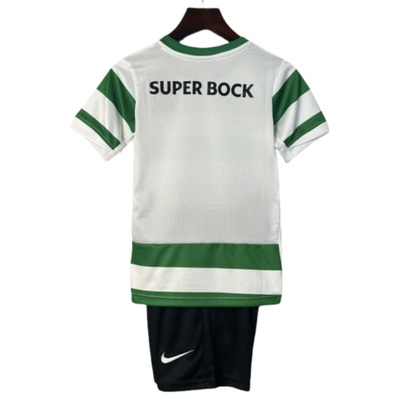 Sporting CP Home Soccer Jersey Kids Kit 2025-26 (Jersey+Shorts)