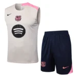 Barcelona Sleeveless Training Kit Beige 2025-26