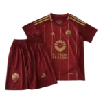 24-25 AS Roma Home Kids Kit Jersey+Shorts