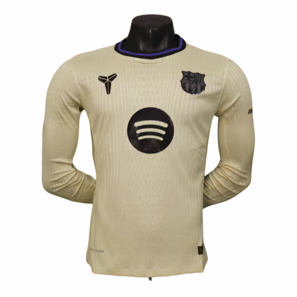 Barcelona Away Long sleeves football Jersey 2025-26 player version