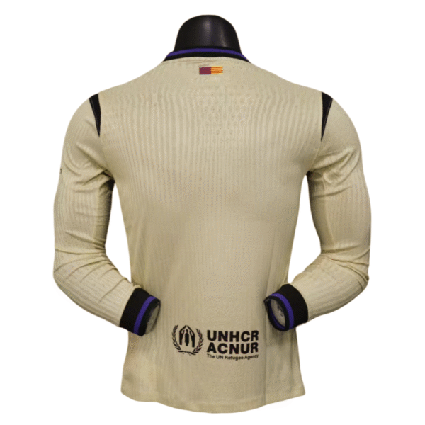 Barcelona Away Long sleeves football Jersey 2025-26 player version