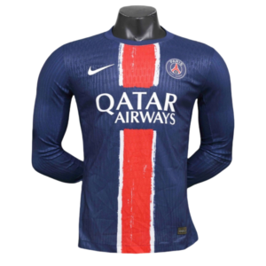 477b01818e 24-25 PSG Home Long Sleeve Kit Player Version Shirt Soccer Jersey