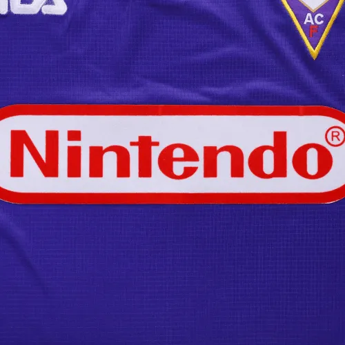 98-99 Fiorentina RUI COSTA #10 BATISTUTA #9 Retro Jersey Home