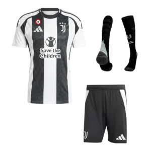50de662faa 2024-25 Juventus Home Custom Full Soccer Kit -Save The Children