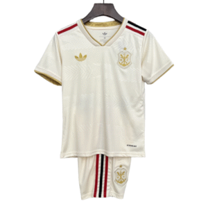 25-26 Flamengo Third Away Kid Kit Soccer Shirt Fan edition