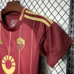 24-25 AS Roma Home Kids Kit Jersey+Shorts