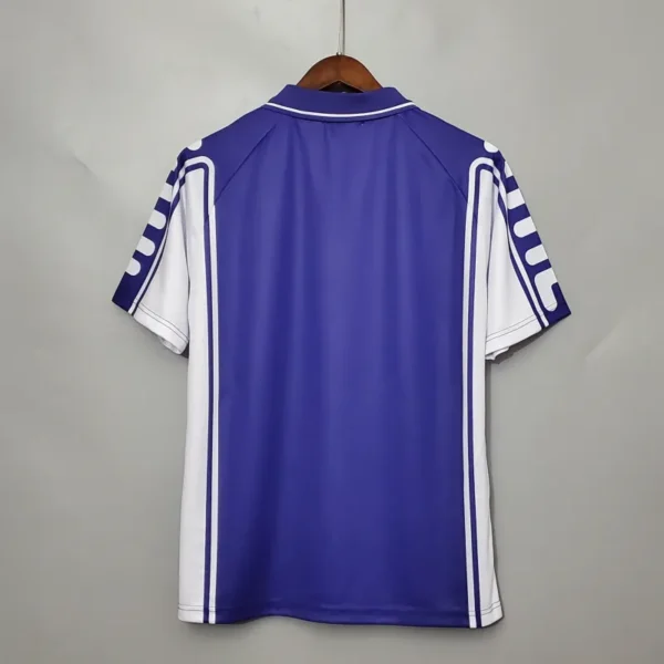 Fiorentina BATISTUTA #9 RUI COSTA #10    1999/00 Retro Jersey Home