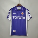 Fiorentina BATISTUTA #9 RUI COSTA #10    1999/00 Retro Jersey Home