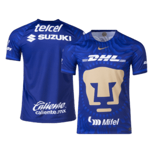 Pumas UNAM Away Soccer Blue Jersey 2025-26 Fan version