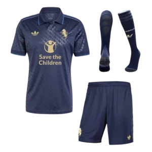89bb655f44 2024-25 Juventus Third Away Custom Full Soccer Kits Save The Children Sponsor