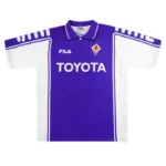 Fiorentina BATISTUTA #9 RUI COSTA #10    1999/00 Retro Jersey Home