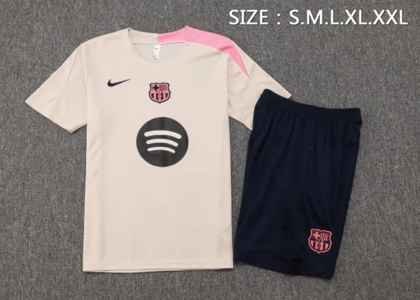 Barcelona Training Jersey Kit Yellow 2025/26