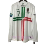 2012 Portugal Retro Jersey Away Long Sleeve