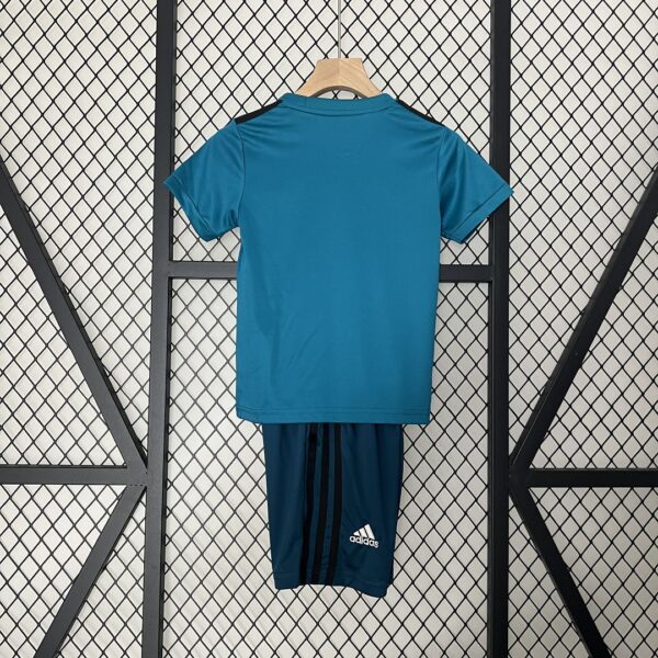 Real Madrid 17-18 Third Away Retro Kids Kit Soccer Jersey
