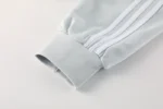 Real Madrid Training Kit Light Grey 2025-26 (Jacket+Pants)