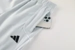 Real Madrid Training Kit Light Grey 2025-26 (Jacket+Pants)
