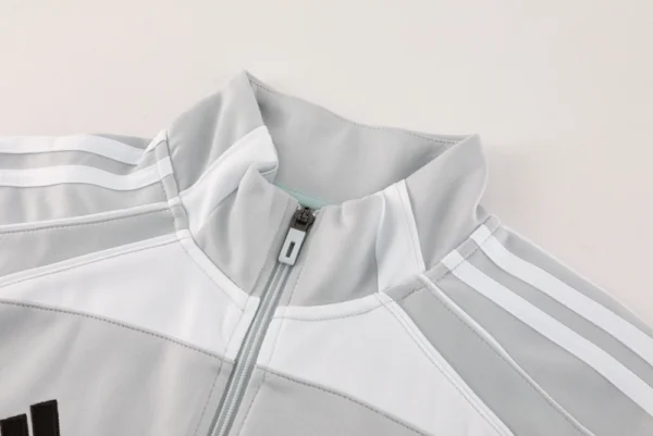 Real Madrid Training Kit White&Grey 2025-26 (Jacket+Pants)