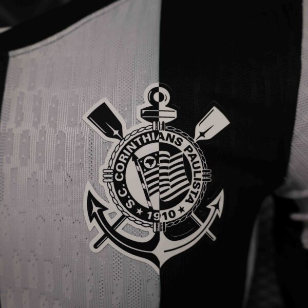 Corinthians Third Away Shirt Football Jersey Player Version 24-25