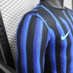 Inter Milan Home Shirt SOccer Jersey Long Sleeve Player Version 25-26