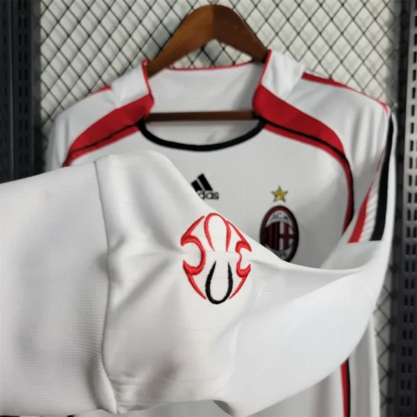 06-07 AC Milan UCL Final Retro Jersey Away Long Sleeve