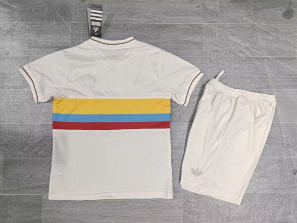 Colombia 24-25 Nation 100th Anniversary Special Edition Kids Kits White Jersey