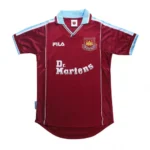 West Ham United 1999/01 Retro Jersey Home