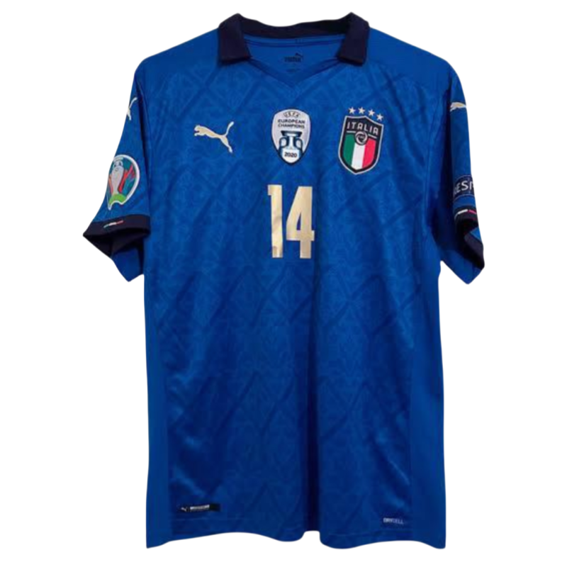 fcdb6ba53b 2020-21 Italian national team home jersey retro version European Cup