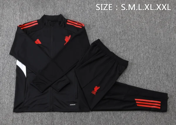 Liverpool Training Kit (jacket+Pants) Black 2025-26